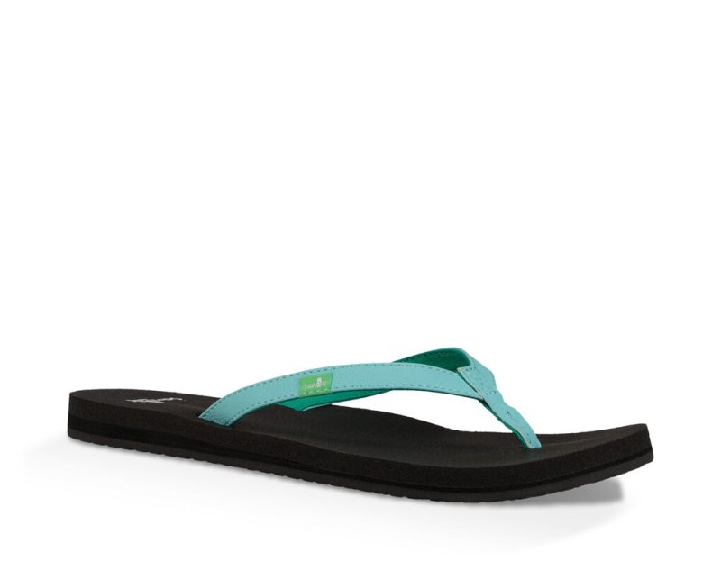 Sanuk Womens Yoga Joy Blue Sandals | HIMQUA798